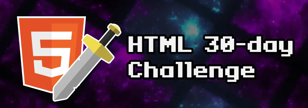 HTML 30-day challenge